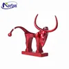 Abstract red cow statue fiberglass cow statue NTFA-025Y
