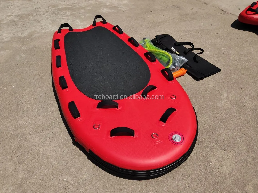 Highly Equipped Custom Water Rescue Board Inflatable Jet Ski Sled