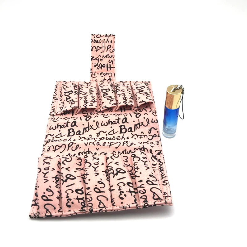 

Mig Pack Woven Fabric Packaging Travel Carrying Case Makeup Cosmetics Storage Bag