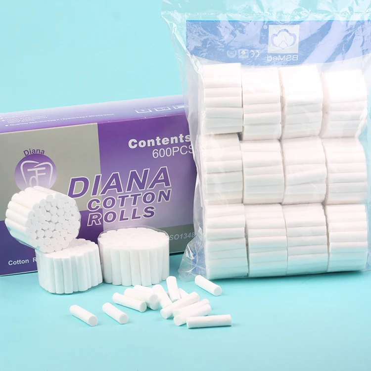 Medical Dentist Cotton roll Cotton wool with Maximum Absorbency Dental Material