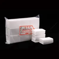 

1000PCS Nail Cotton wipe towel Nail Gel Polish Clean Removal lint-free wipes Soak Off Clean gel varnish Pad Napkins Wraps tools