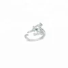 Cute Elephant Open Sterling Sliver Ring for Girls