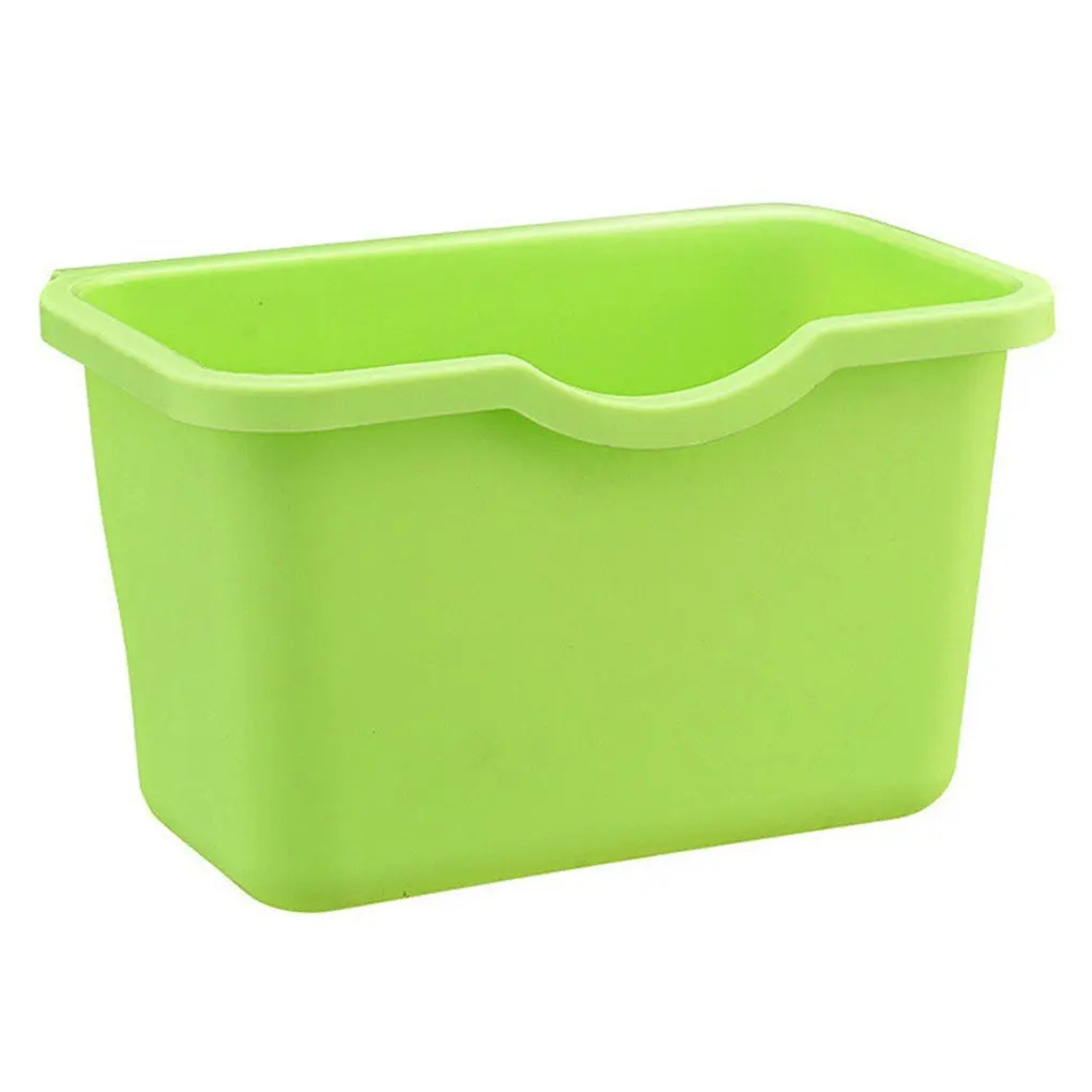 WMSTUDIO Slim Open Recycler Trash Can,Hanging Standing Kitchen Waste Bin Dustbin Scrap Storage Box Green