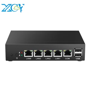 XCY Mini PC Quad Core Celeron J1900 4 LAN Ports