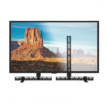 wall mounted tv with soundbar