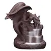 Fly Dragon Incense Burner, Aromatherapy Incense Cones Burner Incense Stick Holder Porcelain Ceramic Backflow Incense Burner