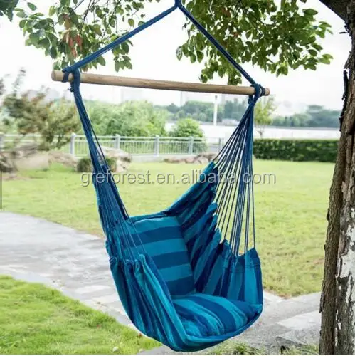 

Camping/Garden/Outdoor/Park/Bedroom hammock swing chair Hanging Chair with Double cushion, Red;blue;colorful