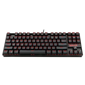 Red Dragon K552 Wired Backlit Blue Switch 87 Keys Mechanical Gaming Keyboard