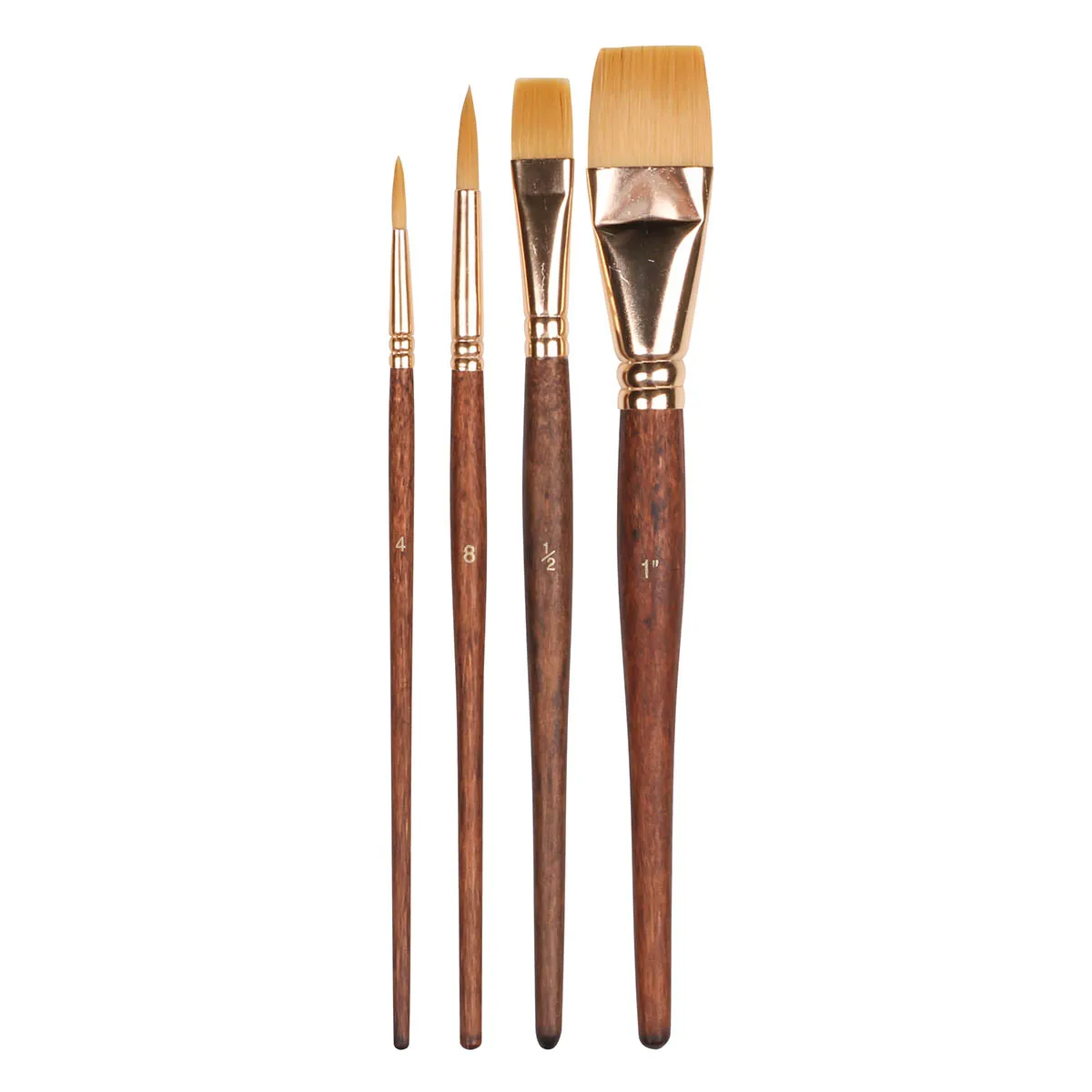 Free Samples 4pcs Oil Painting Acrylic Art Paint Brush Set For