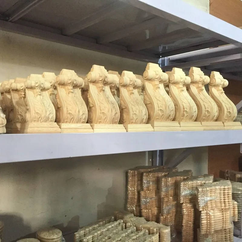 antique wood columns/decorative wood carving corbels