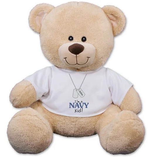 Adozione da hajra Teddy Bear indossando un nome Personalizzato T-shirt hajra-TB1 