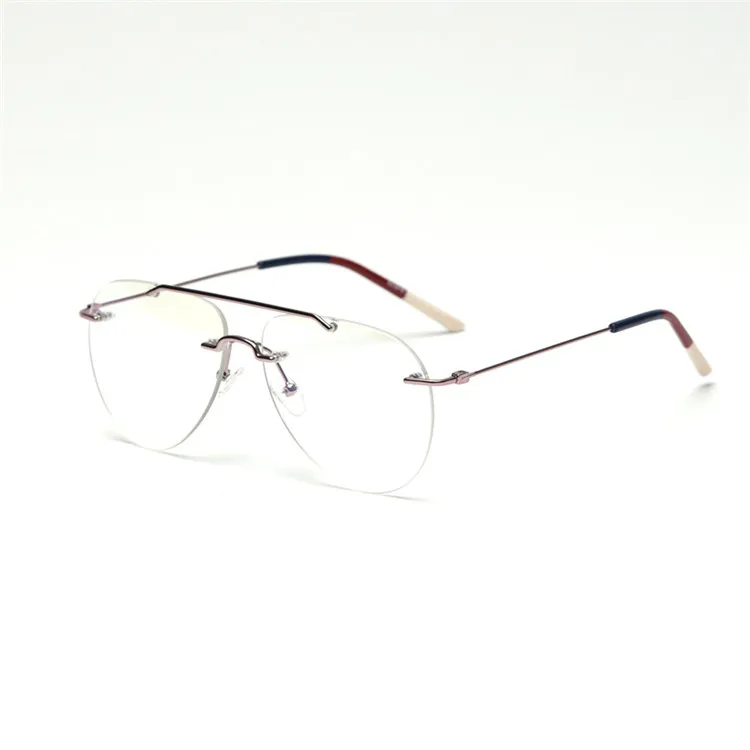 

China Factory Supply Double Beam Clear Fashion Men Reading Glasses, Mix color or custom colors