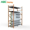 Integrated supermarket shelving rack