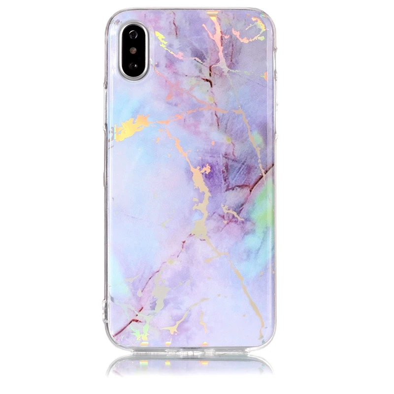 

Laser Marble case skin cover for iPhone XR