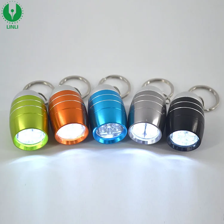 
Colorful Fashion LED Beer Keychain, Glow Keyring, Blinking Key Holder 