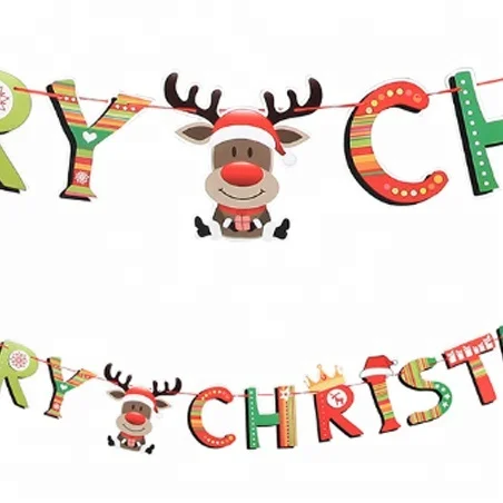 Merry christmas banners blow mold christmas decoration manufacturers