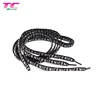 Professional Shoelace Factory Custom Printed 10mm Flat Polyester Shoelace with Plastic Tips For Wholesale