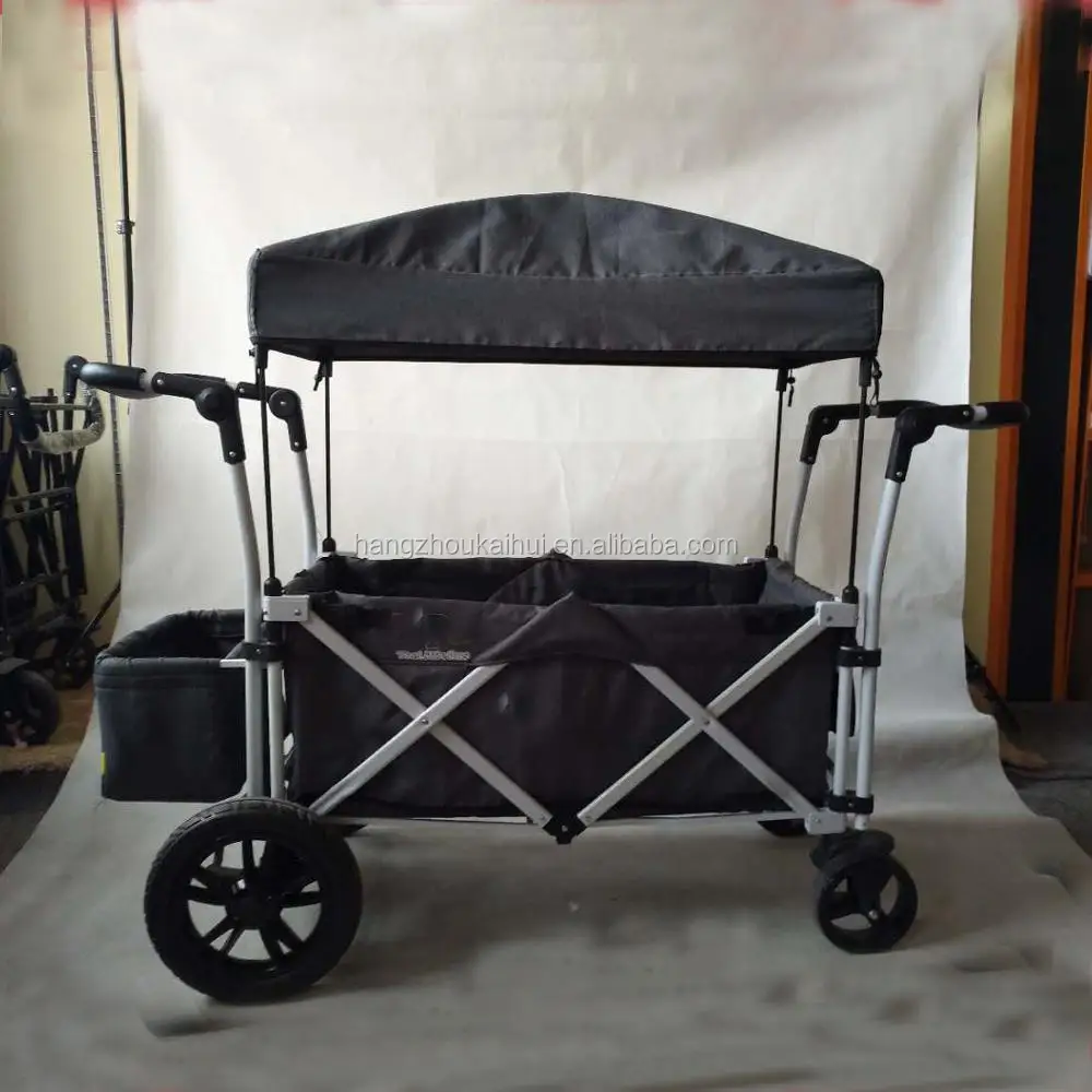 Allterrain Collapsible Wagon With Shade Canopy (blue/black) Use For