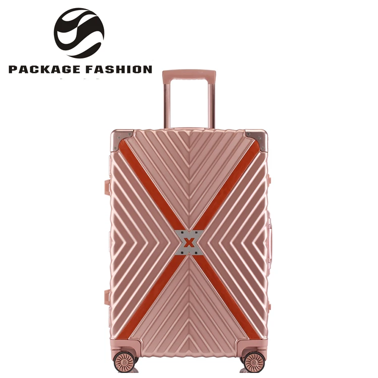 

Customized processing colors excellent products travelling hard shell designer carry luggage abs pc suitcase, Black, white, silver, rose gold