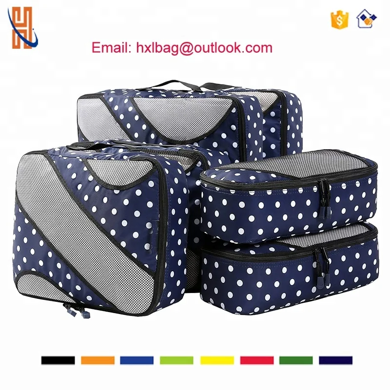 

6pcs Set Packing Cubes Travel Luggage Packing Organizers