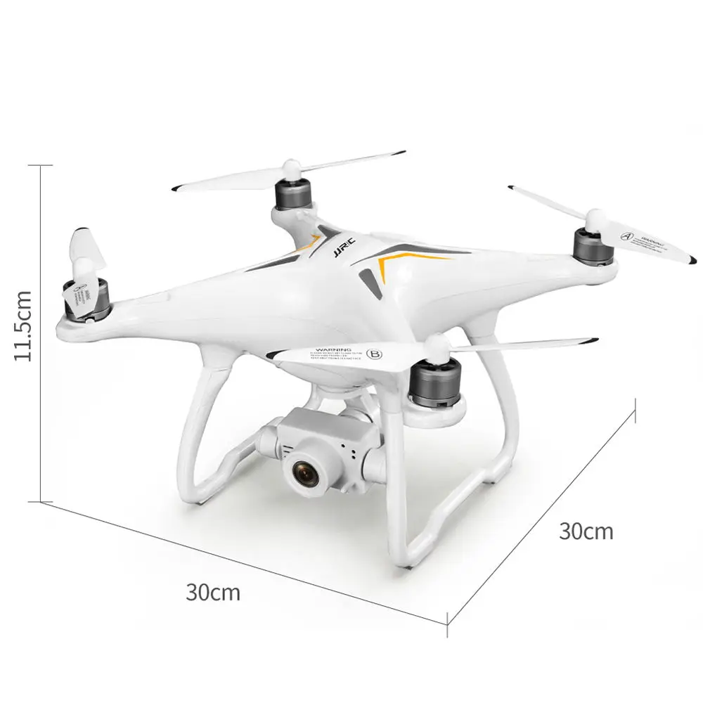 

Hot sale JJRC X6 GPS Drone with 1080P Camera 5G Brushless Follow Me Selfie Drone RC Quadcopter with 5MP Camera Dron, White