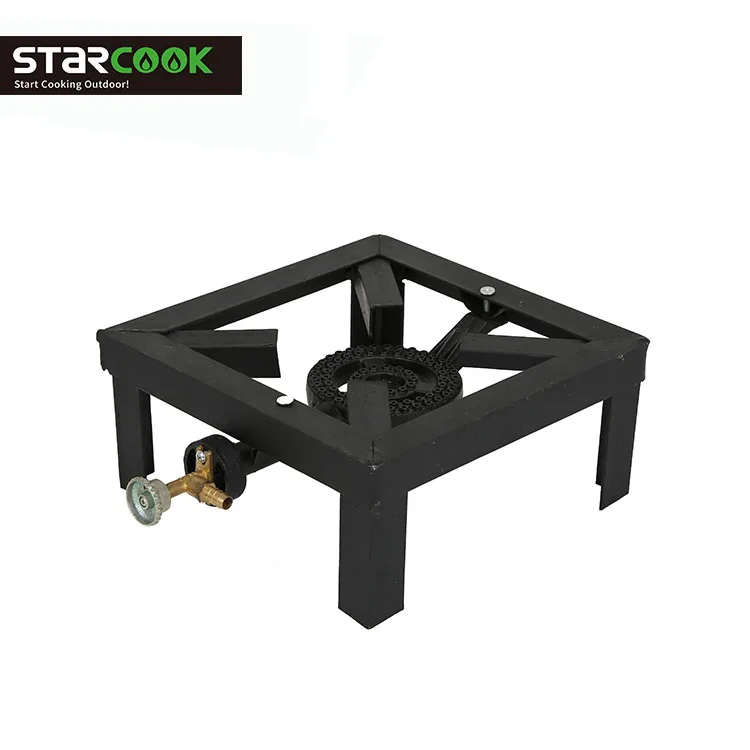 

Heavy Duty Cast Iron Gas Cooker Mini Camping Stove For Outdoor Cooking