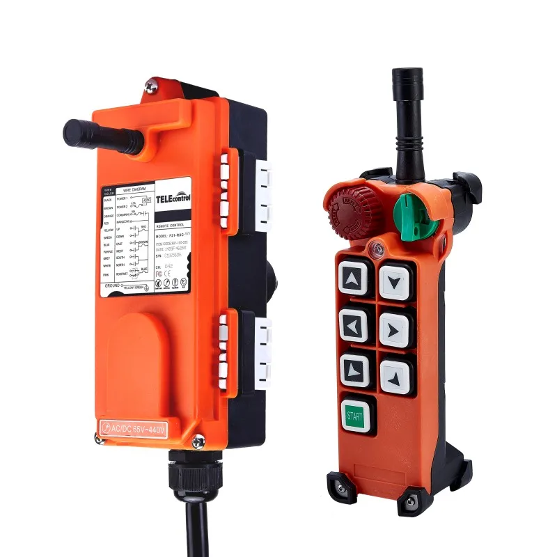 

Universal F21-E2 Concrete Pump Truck Wireless Radio Waterproof Remote Control System AC DC 12V for Hoist Crane, N/a