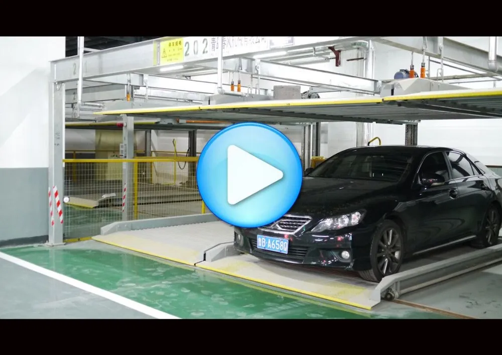 Parking washer Doubel stacker hydraulic underground car lift price