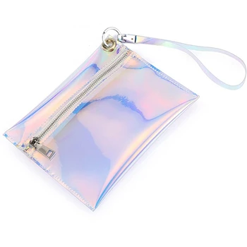Holographic Pvc Clutch Bag Design Hand Purse Wristlet Wallet Phone ...