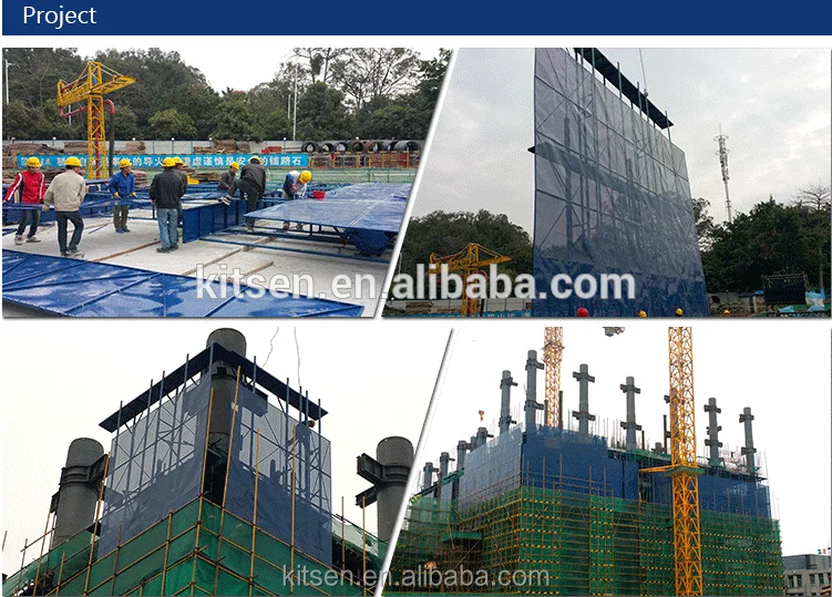 Efficient Mast Climbing Work Platform / Climbing Scaffold for Construction Access
