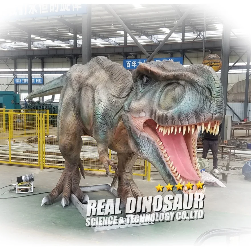 

Silicon rubber life size animatronic dinosaur models for sale