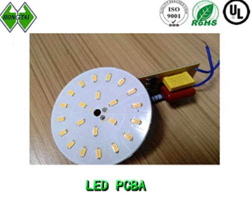 LED PCB Board, Round Aluminum PCB for LED, LED Light Strip PCB manufacturer service