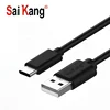SaiKang fast good quality micro 1ft 2ft 3ft 2 in 1 Type-c Cable to usb charging data cable