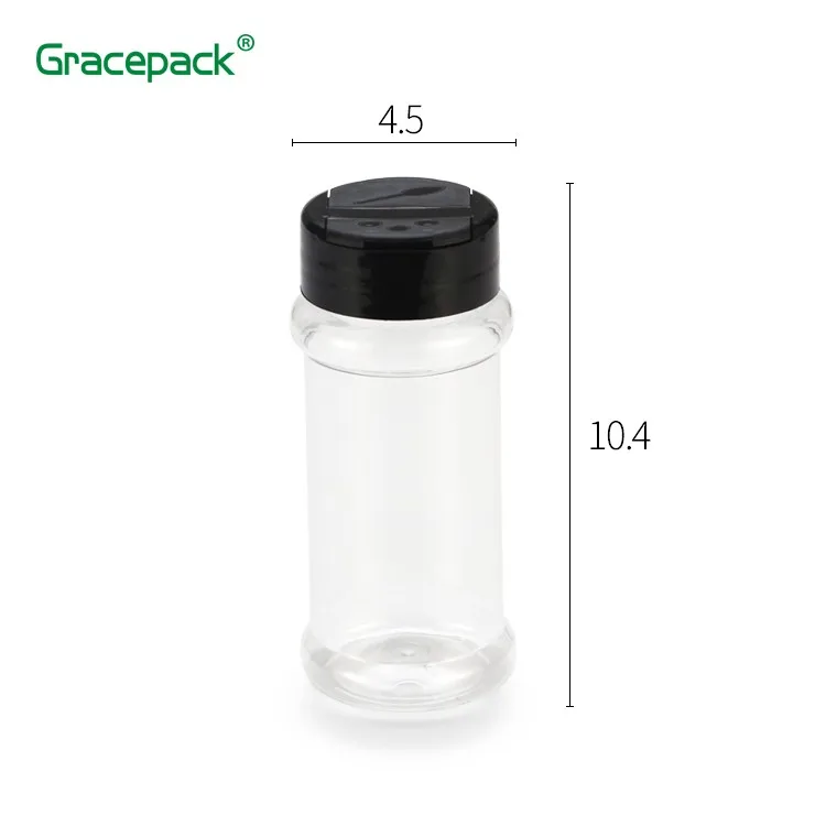 100ml Plastic Spice Container,Bbq Condiment Pepper Bottle With Flip Top ...