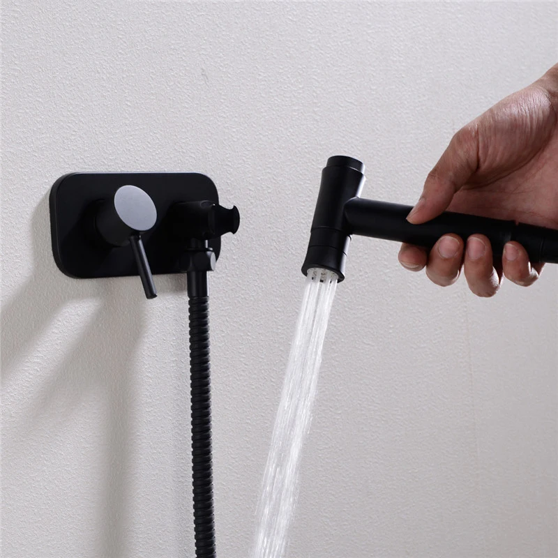 Bathroom Chrome Brass Toilet Handheld Diaper Shattaf Sprayer Bidet Shower Head M 