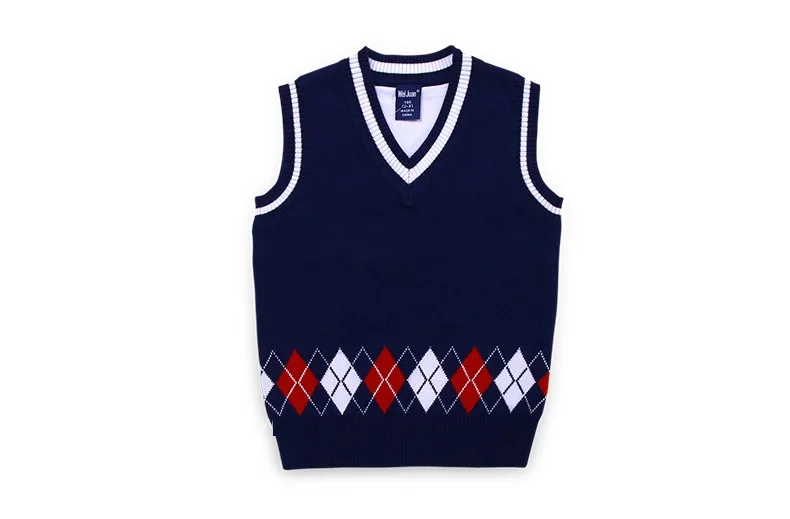 Classic Primary School Kids Clothing,Woolen Sweater Designs For