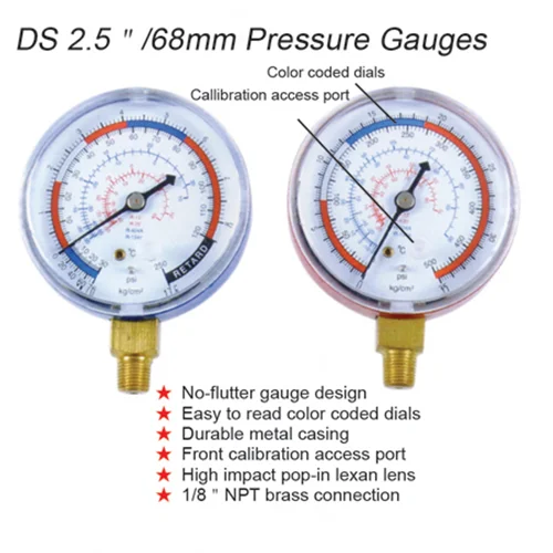 Higher Quality And Precision Hvac Refrigeration High Gauge Pressure ...