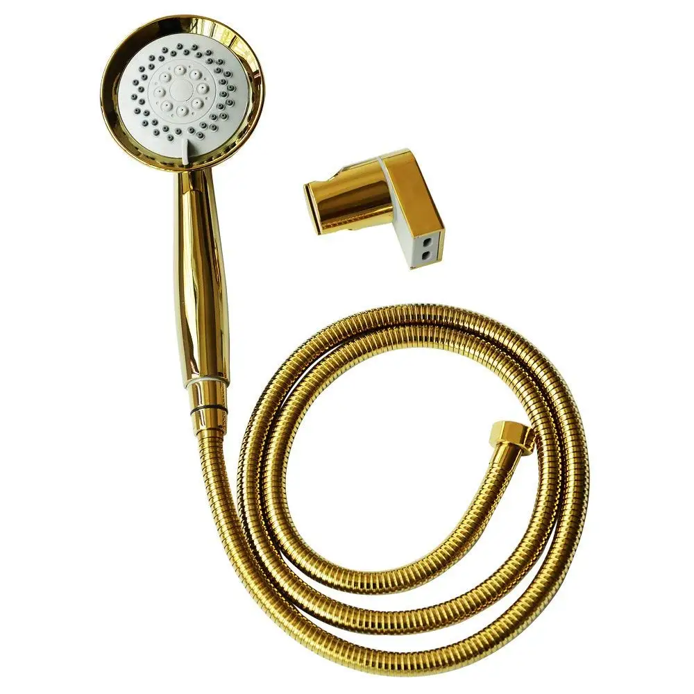 ThreeE Kink-free Shower Hose for Handheld Showerhead Replacement Anti-twist Stainless Steel Metal Shower Hose Extension 360 Degree Swivel with 2 BRASS//COPPER Connectors Brushed Nickel 59 Inches