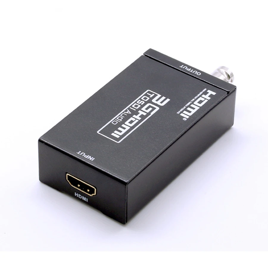 

High Quality HD- SDI Converter 1080P HDMI to SDI Adapter 3G hdmi Box Hub Support HDTV HD VHS, VCR, DVD, Black