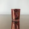 Home decor spray colored glass jar for candle making from Anhui glassware manufacturer