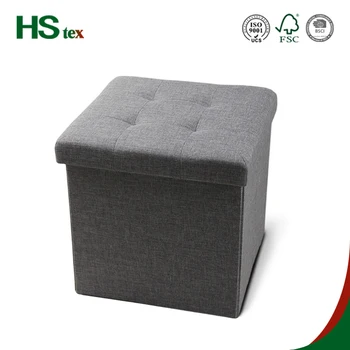 Home furniture fabric folding storage ottoman