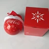 The Newest High Quality Christmas Ball Ornament with Santa Hat Christmas Tree Decoration Ball