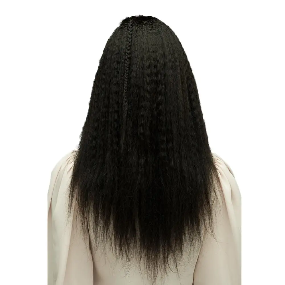 

Longshengyuan Hair Factory Big Yaki Kinky Straight 100% Aligned Cuticle Virgin Brazilian Mink Human Hair Weave