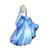 helium cartoon organic foil balloon halogen Elsa princess doll balloon