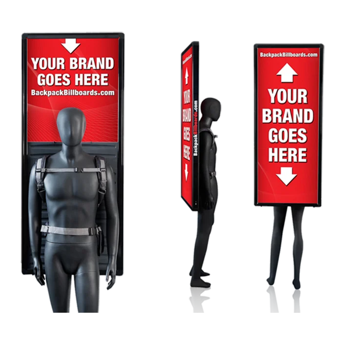 
Backpack LED walking billboard for advertising with LED moving messages 