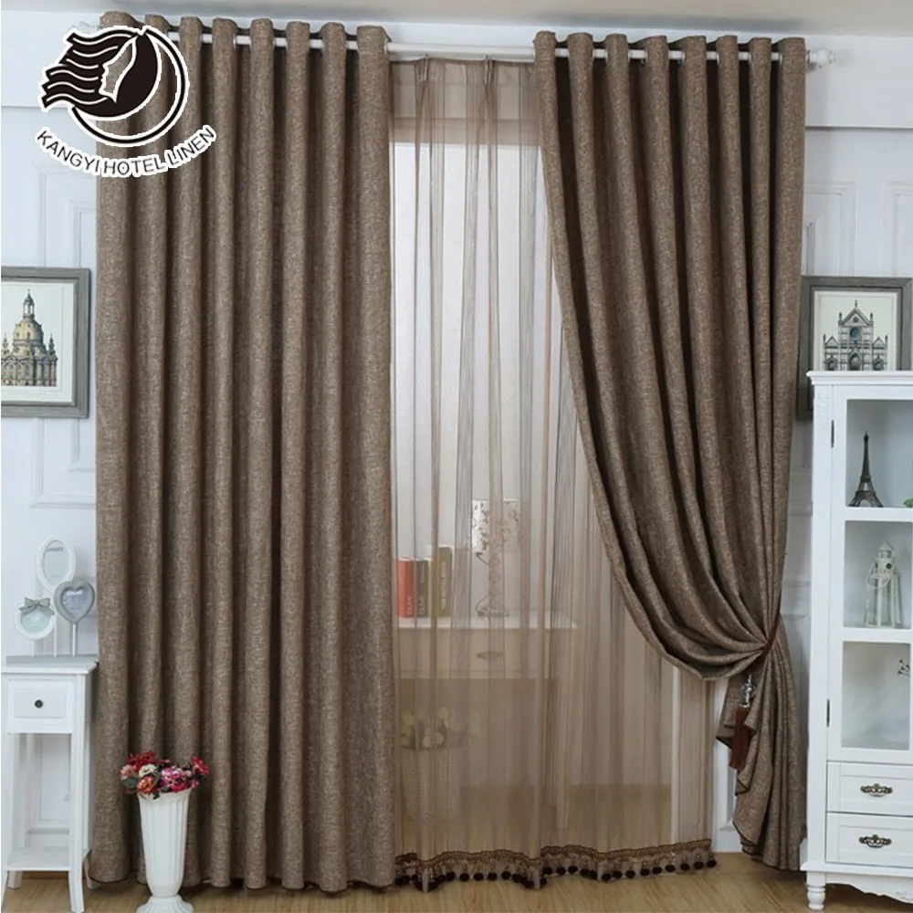 Hotel Room Curtain Foshan Polyester Fabric Blackout Curtain In Lahore