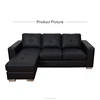 2017 hot selling modern leather sectional sofa corner sofa