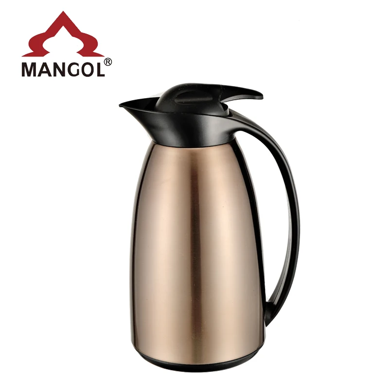 New Products Cheap 1.0l Double Wall Glass Inner Stainless Steel Coffee