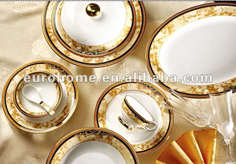 luxury dining plate sets