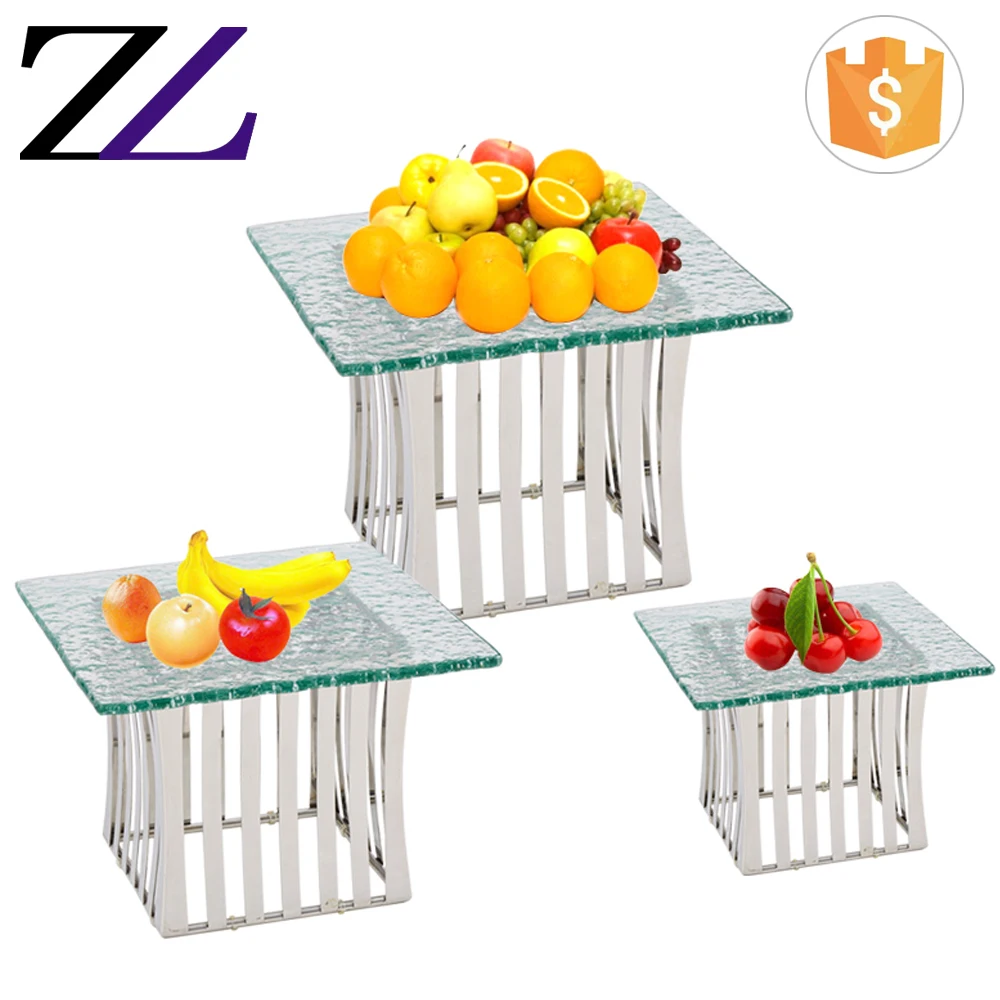 Buffet Banquet Equipment List Square Fancy Buffet Riser Wedding